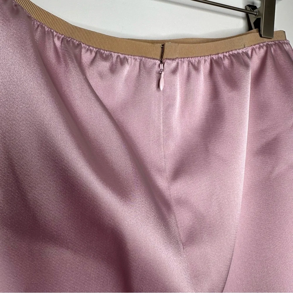 NWT MARC JACOBS Duchesse-satin Skirt In Baby Pink Size 6 - Picture 6 of 10